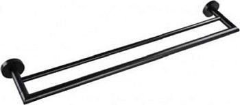 Полотенцедержатель DARK двойной 655x55x110мм, черный