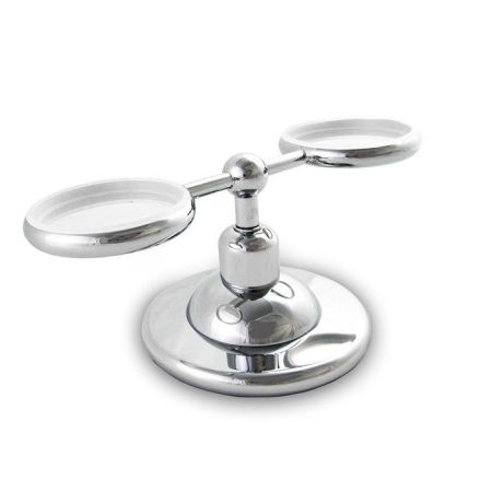 Nicolazzi Cristallo Di Rocca Держатель для мыльницы и стакана, цвет: хром (без керамики), артикул 1494CR09C