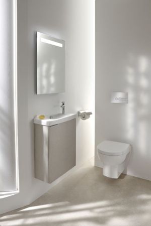 E4570-00 унитаз ODEON UP подвесной без ободка (бел), артикул E4570-00