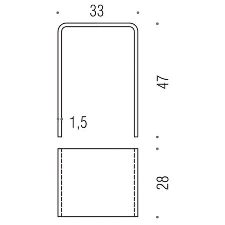 Colombo Hotel Collection Табурет пластиковый, напольный, цвет: прозрачный, артикул B9977.TR
