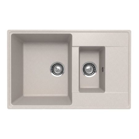 Кухонная мойка Ulgran Quartz Prima 780 1,5 K-10, песок, артикул Prima 780 1,5K-10