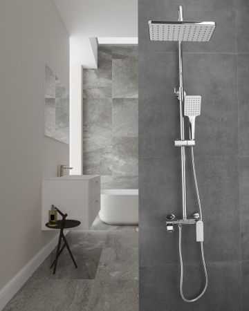 Душевая система Haiba HB24639, хром, артикул HB24639