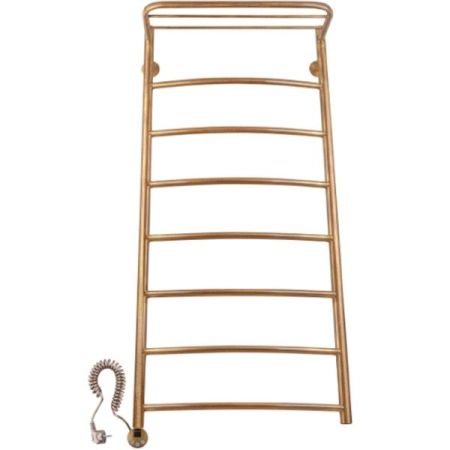 Электрический полотенцесушитель Secado Милан 4 50х100 с полкой Бронза, артикул Милан 4 50х100 э