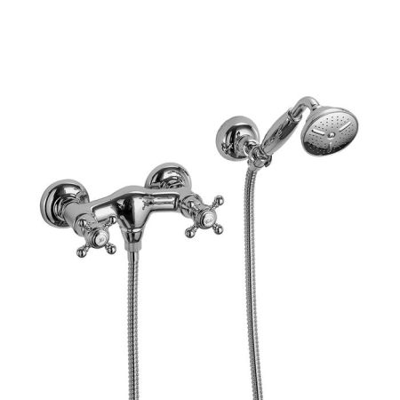 FIMA|Carlo Frattini Elizabeth Смеситель для душа внешнего монтажа, с душевым комплектом, цвет хром, артикул F5085CR