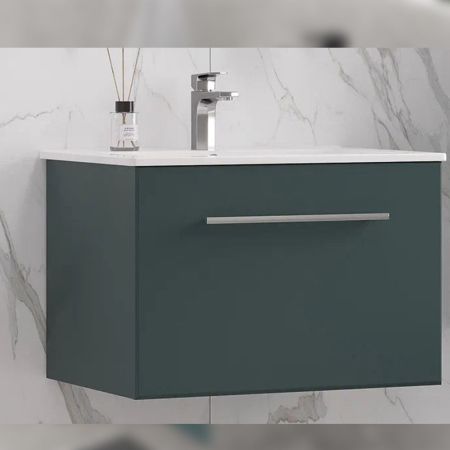 Тумба под раковину подвесная Velvex Posse tp.POS.OSK.65.1Y верде, 65 см, артикул tp.POS.OSK.65.1Y верде