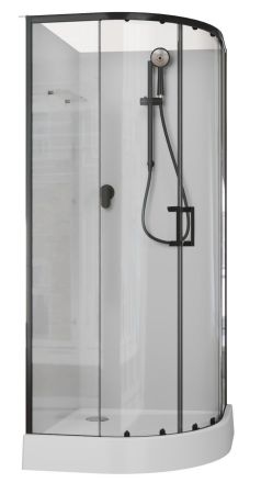 Душевая кабина Aquanet Passion EVO R black 90x90 набор 1, артикул 00267256