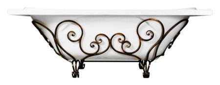 Ванна из искусственного камня Эстет Астра 170x80 Белая