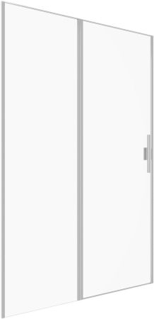 Душевая дверь Allen Brau Priority 120 3.31008.BA серебро браш, артикул 3.31008.BA