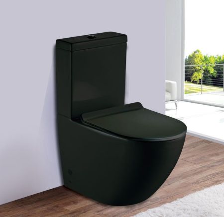 Унитаз-напольный ESBANO RIPOLL-C черный матовый, артикул ESUNRIPOCMB