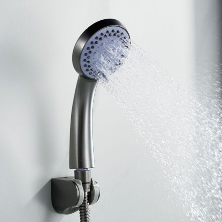 Смеситель для ванны Shevanik S5022T, оружейная сталь