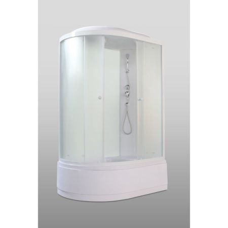 Душевая кабина Parly Bianco Эконом EB122R 120х215 профиль Белый стекло матовое