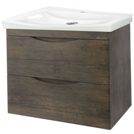 Тумба под раковину Bellezza Санриса 60 4630109180431 подвесная Орех, артикул 4630109180431