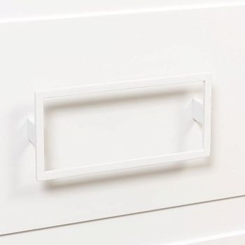 Комплект ручек La Fenice Cubo Bianco белый 80 мм., два ящика