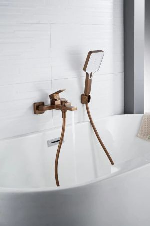 Смеситель для ванны Knotlor KN-22/RB, бронза, артикул KN-22/RB