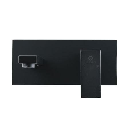 Смеситель для раковины встраиваемый FILARETE Fing FL4040BL, черный, артикул FL4040BL