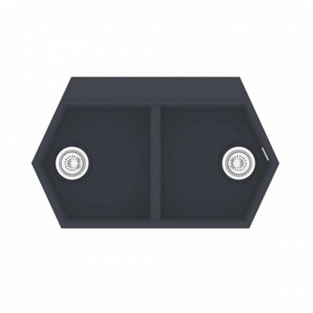 Кухонная мойка KitKraken Gulf Graphite 85 Темно-серая