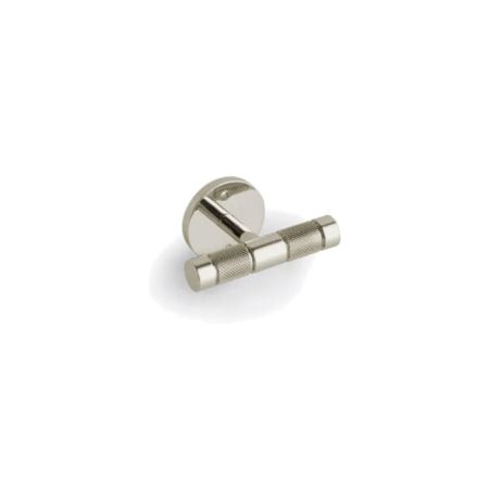 Крючок, Bertocci, Officina 01, двойной, ширина, мм-88, глубина, мм-57, высота, мм-50, тип установки-настенный, материал-латунь, цвет-Brushed Nickel, артикул 127 7516 6050