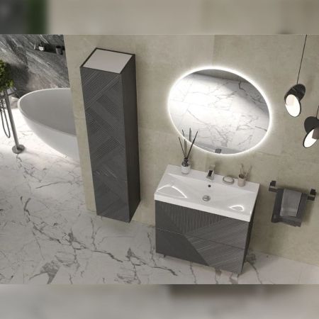 Пенал (35см) Velvex Edge pp.EDG.35, графит, артикул pp.EDG.35 графит