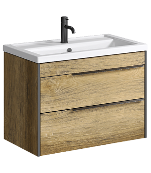 "Fargo" тумба под умывальник, цвет дуб балтийский, FRG0108DB, ТМ «AQWELLA»