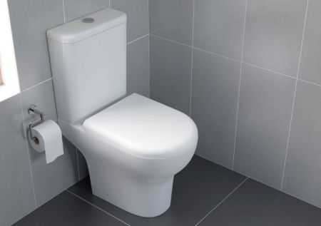 Унитаз компакт Vitra Zentrum Open-Back 9012B003-7203 с бачком и сиденьем, артикул 9012B003-7203