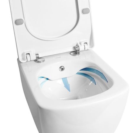 Унитаз Creavit Elegant EG321-11CB00E-0000 подвесной Белый без сиденья, артикул EG321-11CB00E-0000