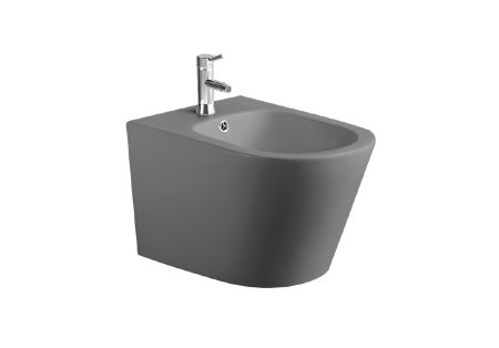 Биде подвесное Aquatek ВЕГА AQ1057-MG 530*360*330, цвет серый матовый, артикул AQ1057-MG