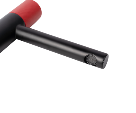 Смеситель для раковины Bronze de Luxe AVANTGARDE 2030RH, черный/красный, артикул 2030RH