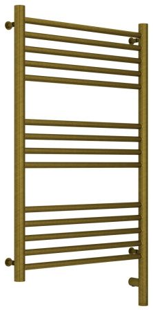 Полотенцесушитель электрический "БОГЕМА 3.0" прямая 800х500 / МЭМ правый (Состаренная бронза)