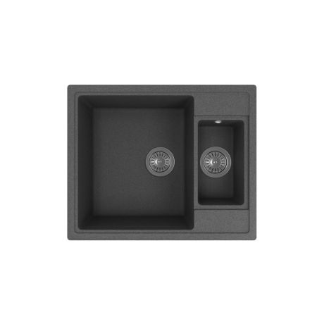 Кухонная мойка Florentina ЛИПСИ 20.465.D0620.102, черный, артикул 20.465.D0620.102