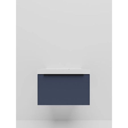 Тумба под раковину подвесная La Fenice SIMPLA FNC-01-SIM-BG-60, синяя, артикул FNC-01-SIM-BG-60