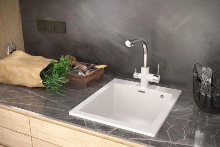 Кухонная мойка Paulmark Praktisch 51 PM105152-DG Графит, артикул PM105152-DG