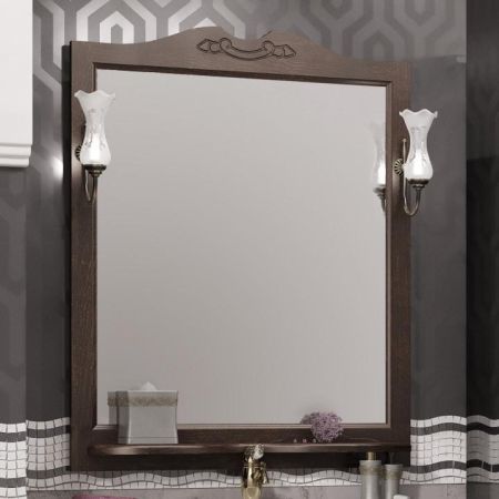 Зеркало Тибет 85 объемные фасады Opadiris Орех антикварный, артикул 