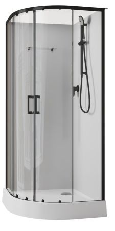 Душевая кабина Aquanet Passion EVO 100R Black 100x100, артикул 00282010