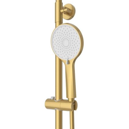 STYLUS-CD-NOP Душевая стойка со смесителем, черный матовый, артикул STYLUS-CD-NOP