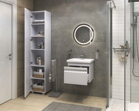 Пенал (40см) VIGO Holly pn.HOL.40, белый, артикул pn.HOL.40