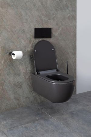 Чаша подвесного унитаза Allen Brau Priority 4.31001.AN антрацит, артикул 4.31001.AN