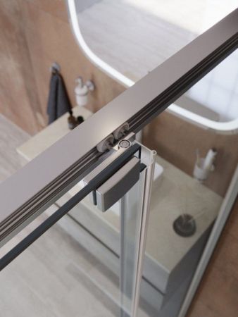 LUX-B-FS-11-110-C-GM Душевая дверь, артикул LUX-B-FS-11-110-C-GM