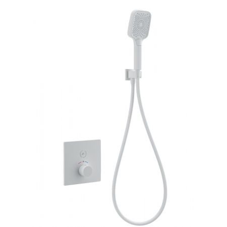 Смеситель для душа с термостатом встраиваемый WONZON & WOGHAND, Белый матовый (WW-D1017-B-MW), артикул WW-D1017-B-MW