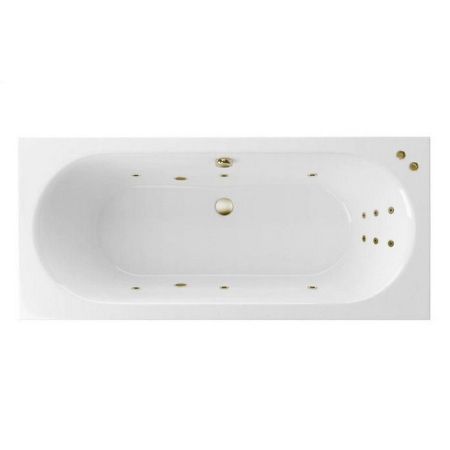 Ванна EXCELLENT Oceana 180x80 "LINE" (бронза), артикул WAEX.OCE18.LINE.BR