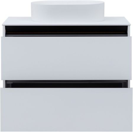 Тумба под раковину Allen Brau Activity 90 1.34005.WM белый матовый/черный браш, артикул 1.34005.WM