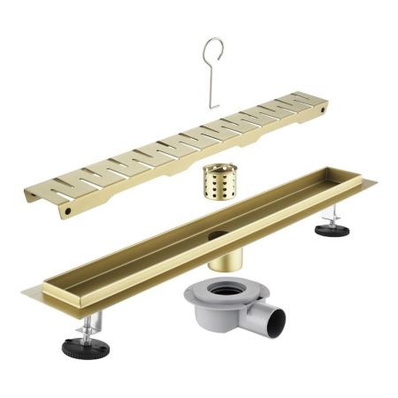 Трап для душа 60см Savol S-DL02C-60, матовое золото, артикул S-DL02C-60