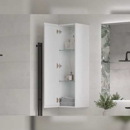 Пенал (33см) Velvex Klaufs pp.KLA.33, белый, артикул pp.KLA.33