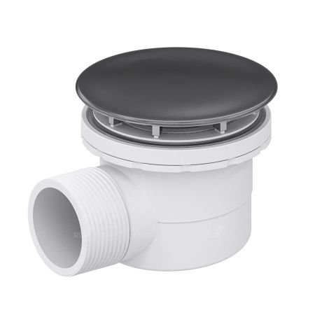Сифон для душевых поддонов RGW Velplex QYD-06 графит, артикул 18241106-02