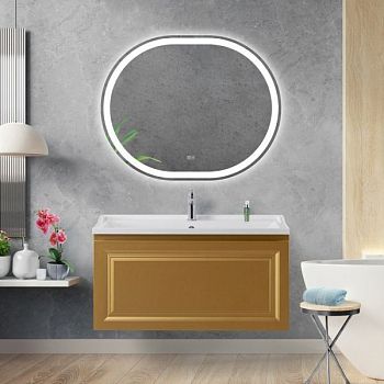 Раковина из искусственного мрамора, 1000x450x179, CZR-1000/450-LV-MR-FS