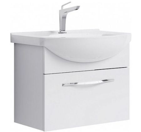 Тумба под раковину Aqwella Аллегро 65 Agr.01.06/1 подвесная Белая