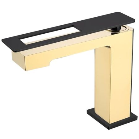 Смеситель Q для умыв. низ. GoldBlack_Комплект, артикул 141-GB