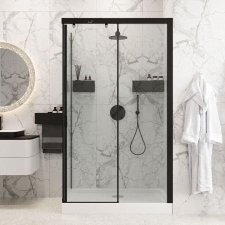 Ограждение MARBELLA 120B R душевое Cerutti SPA без поддона (80x120x190)