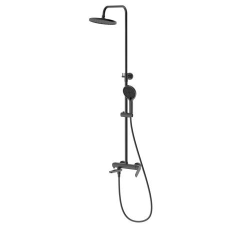 Душевая система со смесителем DQ Düsseldorf DA1723706 графит, артикул DA1723706