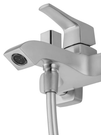 Смеситель для ванны с душем WONZON & WOGHAND FLEX, Брашированный никель (WW-88037072-BN)
