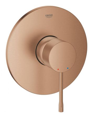 Смеситель однорычажный для душа GROHE Essence, круглая розетка, теплый закат матовый (24057DL1), артикул 24057DL1